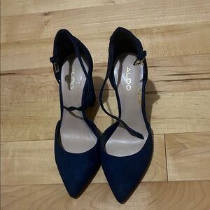Aldo Dark Blue Women's Heels